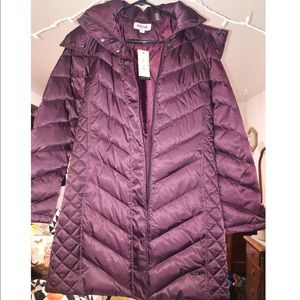 Purple down/winter coat